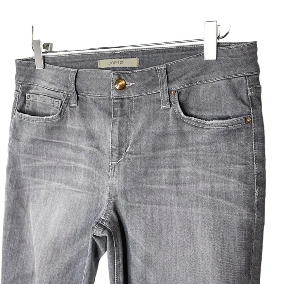 Joe’s Jeans Cool Off Markie Skinny Crop Jeans Grey Size 29 - Picture 6 of 9